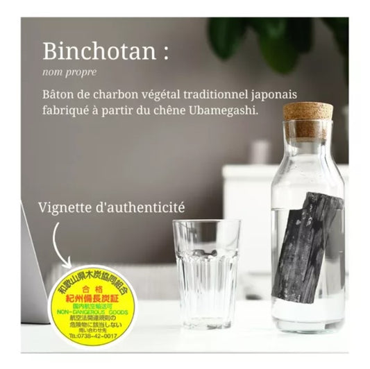 Bâton de charbon binchotan ubame AOP - 2