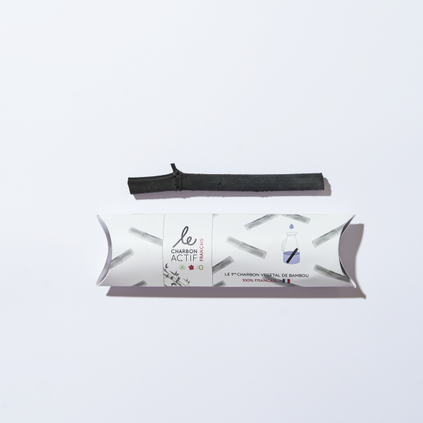 Bâton de charbon de bambou emballé - 1