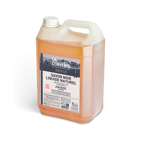 Bidon savon noir liquide amande (écocert) - 1