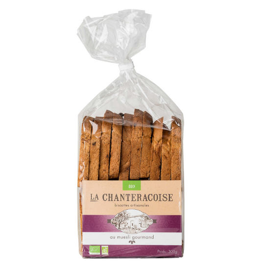 La Chanteracoise -- Biscottes bio muesli gourmand - 300 g