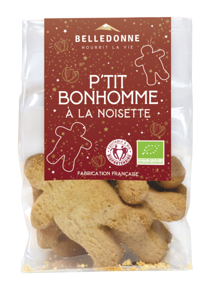 Biscuits p'tit bonhomme noisette bio - 1