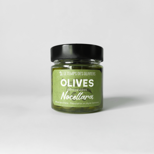 Le Temps Des Oliviers -- Olives nocellara dénoyautées bio (origine Italie) - 180 g