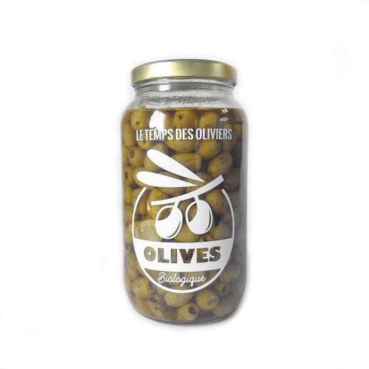 Le Temps Des Oliviers -- Cocktail olives citron basilic bio Vrac - 2.6 kg