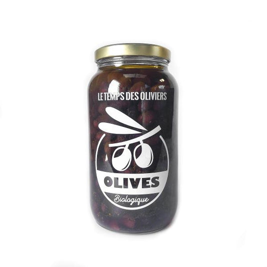 Le Temps Des Oliviers -- Olives kalamata entières bio Vrac (origine Grèce) - 2.85 kg