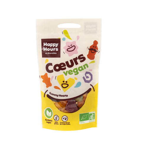 Bonbon coeur vegan & bio en sachet - 1