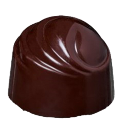 Bonbon praliné - noisette chocolat noir 74% bio - 1