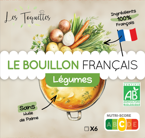 Bouillon cube bio légumes emballage hompecompost (prêt à vendre) - 2