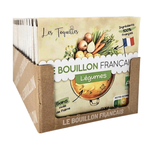 Bouillon cube bio légumes emballage hompecompost (prêt à vendre) - 1