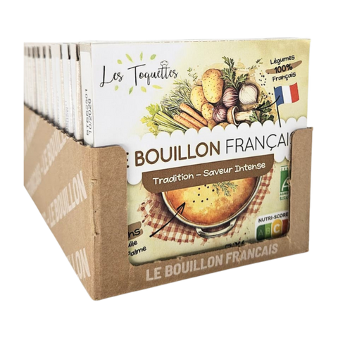 Bouillon cube bio tradition emballage hompecompost (prêt à vendre) - 1