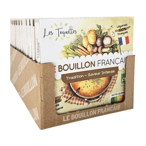 Bouillon cube bio tradition emballage hompecompost (prêt à vendre) - 1
