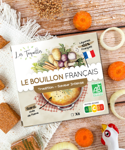 Bouillon cube bio tradition emballage hompecompost (prêt à vendre) - 3