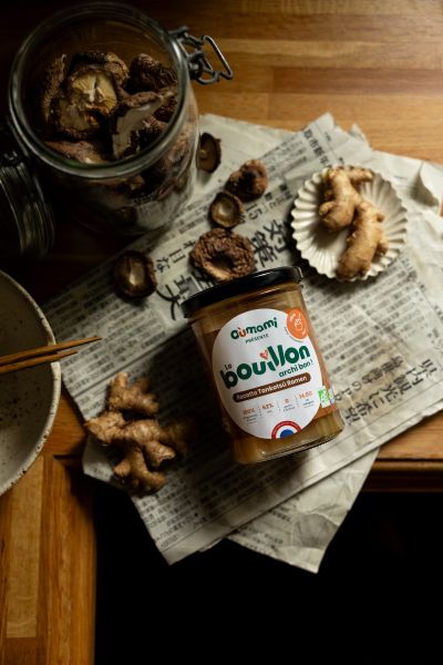 Bouillon d'os tonkotsû pour ramen bio (14,8g de collagène) - 2