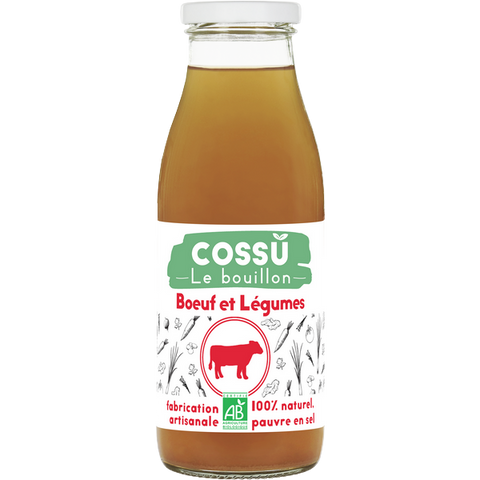 Bouillon liquide de bœuf et légumes bio - 1