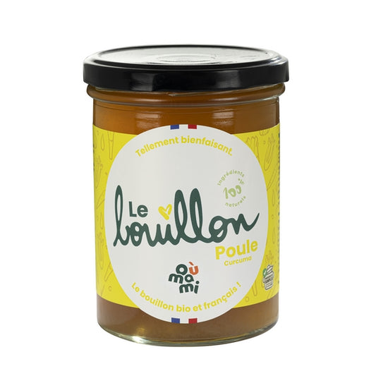Bouillon poule curcuma bio - 1