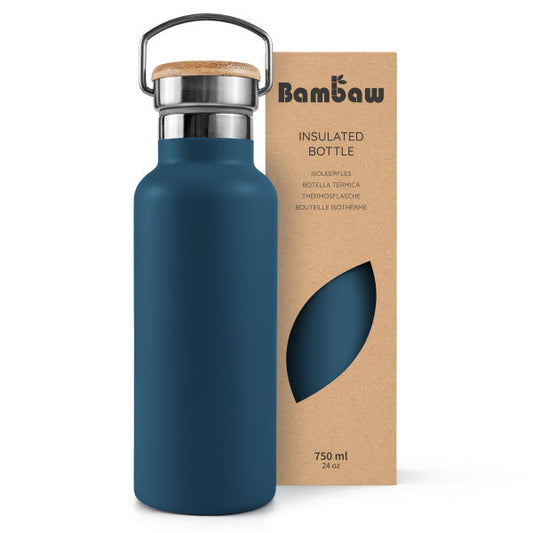 Bouteille isotherme en acier inoxydable (couleur bleu saphir) - 1