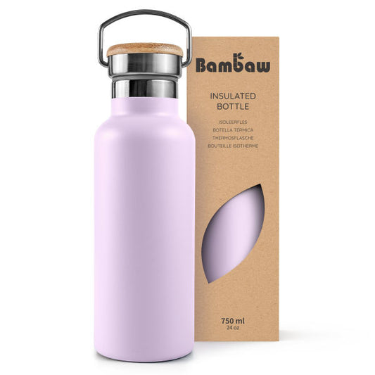 Bouteille isotherme en acier inoxydable (couleur lilas clair) - 1