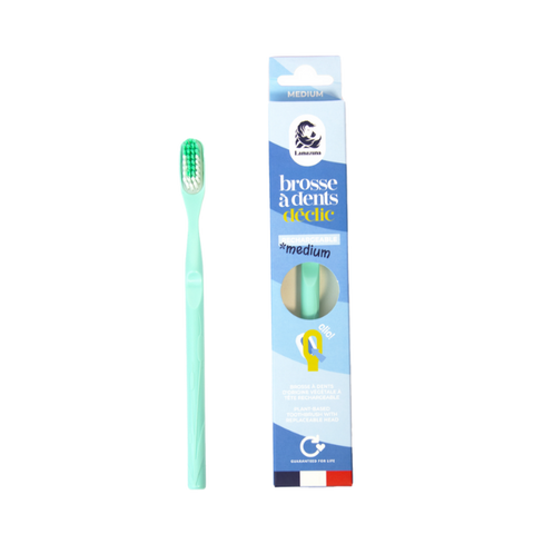 Brosse à dents - medium - eu vert d'eau - 1