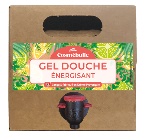 Cosmébulle -- Gel douche energisant (bib format familial) - 3 l