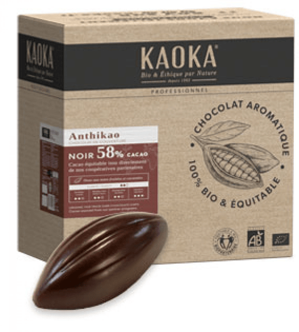 Cabosses chocolat noir 58% bio - 1