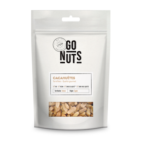 Cacahuètes torréfiées gourmet bio - 1