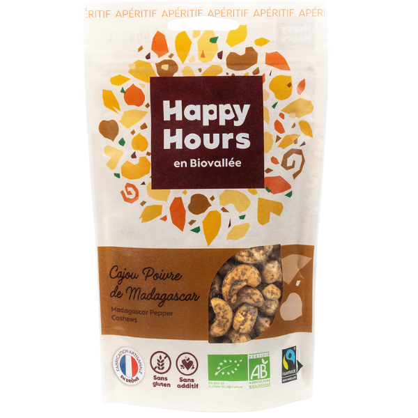 Cajou poivre bio en sachet - 1