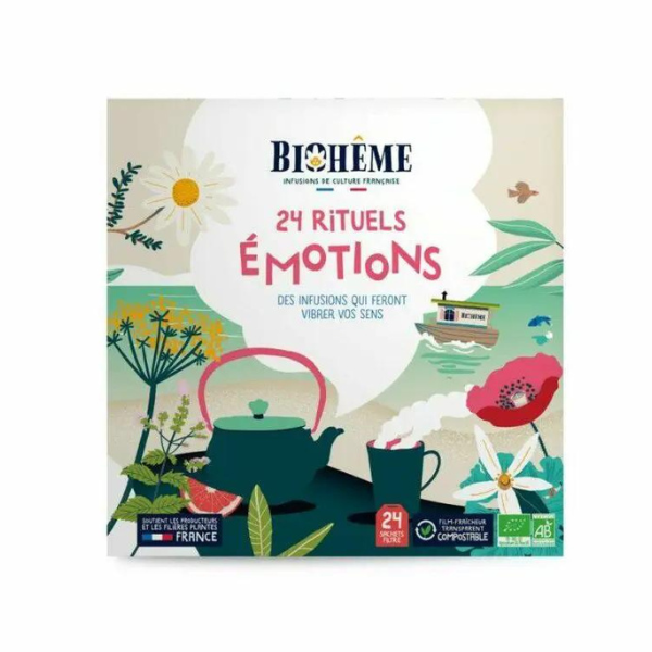 Calendrier 24 rituels emotions bio - 1
