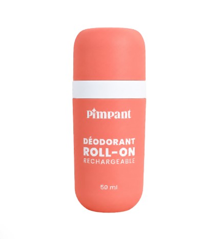 Pimpant -- Flacon roll on vide pour déo à diluer (rose) - 55 mL x 6