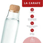Carafe filtrante en verre borosilicate + 1 filtre à eau naturel  - 2
