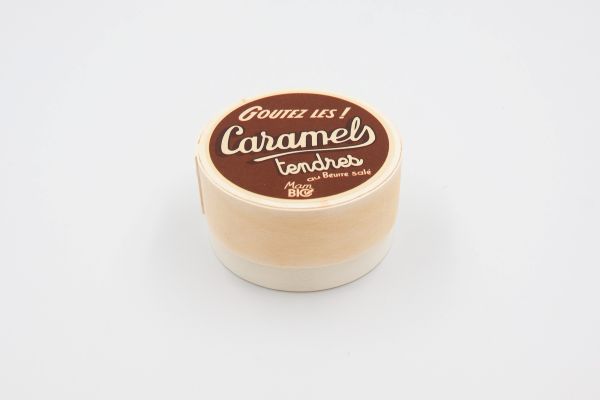 Caramels tendres bio (mini boîte bois) - 1