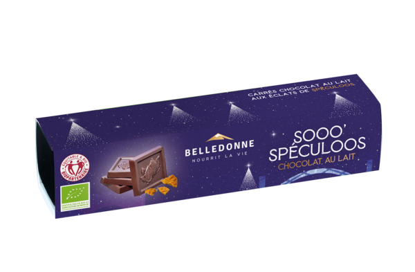 Carrés sooo spéculoos chocolat lait bio - 1