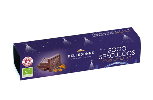Carrés sooo spéculoos chocolat lait bio - 1