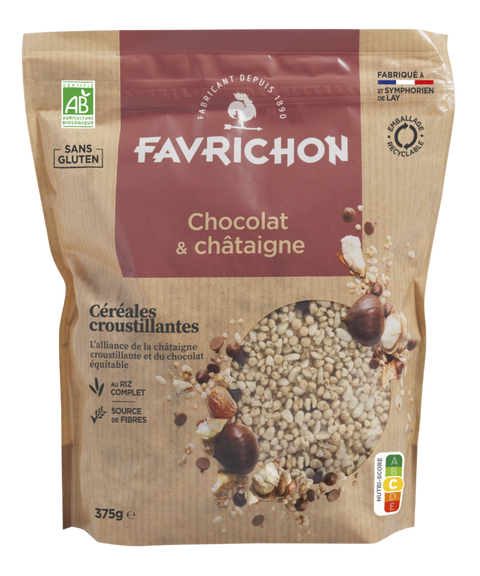 Céréales croustillantes chocolat & châtaigne - 1