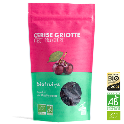 Cerise griotte des alpes dinariques séchée bio - 1