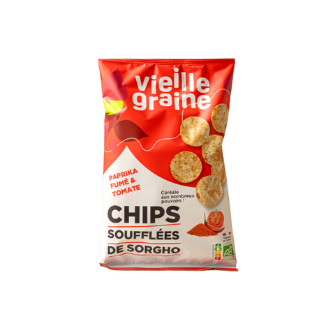 Chips soufflées sorgho paprika fumé & tomate bio - 1