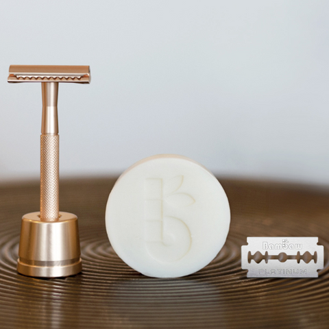 Coffret de rasage édition or rose - 2