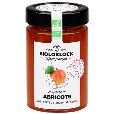 Confiture bio abricots - 1
