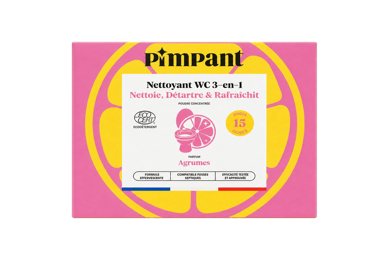 Pimpant -- nettoyant wc en stick x 15 - 300 g