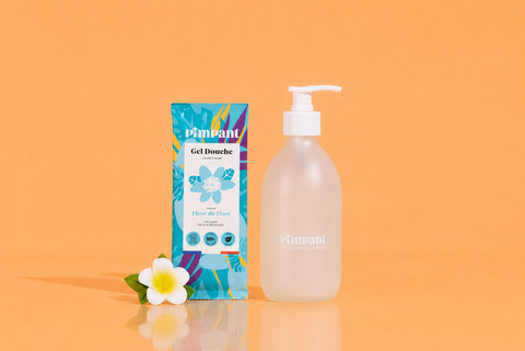 Pimpant -- Kit découverte Gel douche Tiaré - 1 bouteille + 1 recharge