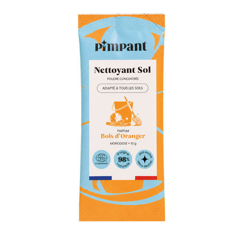 Pimpant -- nettoyant sol en stick - 15 dosettes