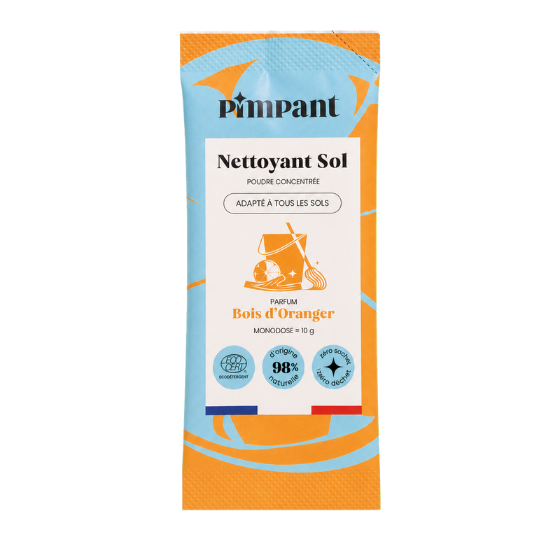 Pimpant -- nettoyant sol en stick - 15 dosettes