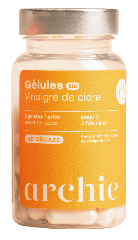 Archie -- Gélules vinaigre de cidre BIO - 60 gélules