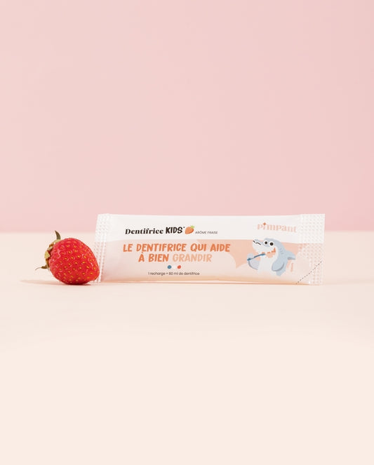 Pimpant -- Dentifrice fraise kids poudre à diluer - 8 g
