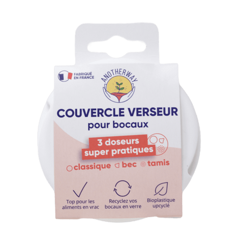 Couvercle verseur universel blanc - 1