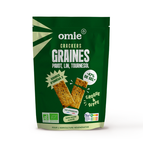 Crackers aux graines bio (100% français) - 1