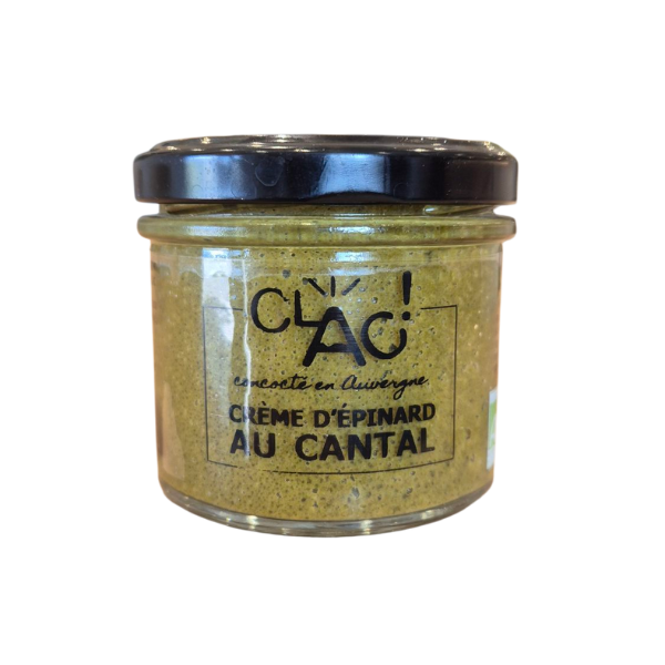 Crème d'épinard au cantal bio - 1