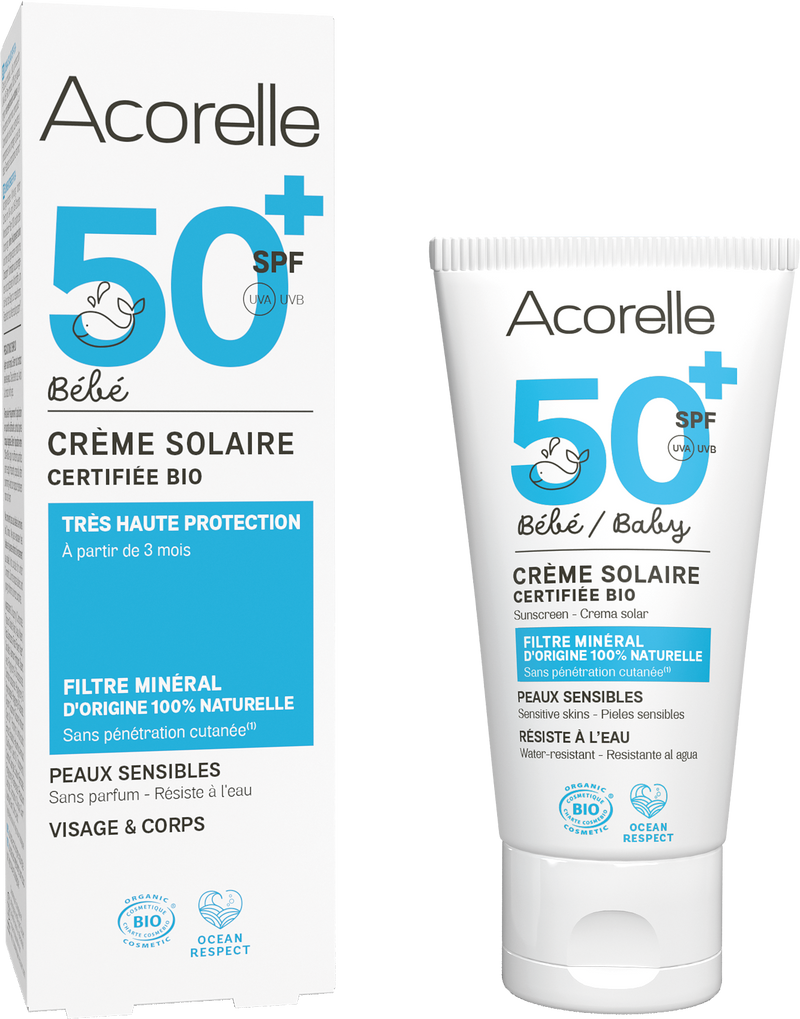 Crème solaire bébé spf50+ - 1