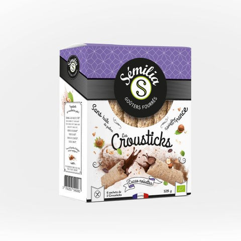 Crousticks cacao noisettes bio - 1