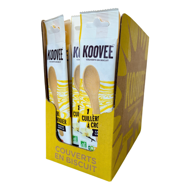 Cuillère à croquer saveur vanille bio (prêt à vendre) - 1