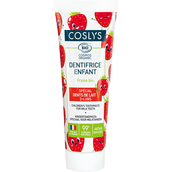 Coslys -- Dentifrice enfant fraise (dents de lait) - 50 ml
