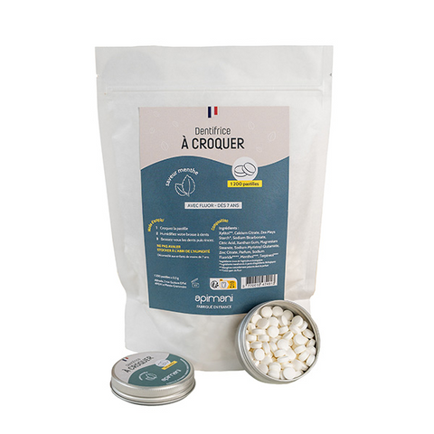 Dentifrice à croquer menthe (recharge) - 1